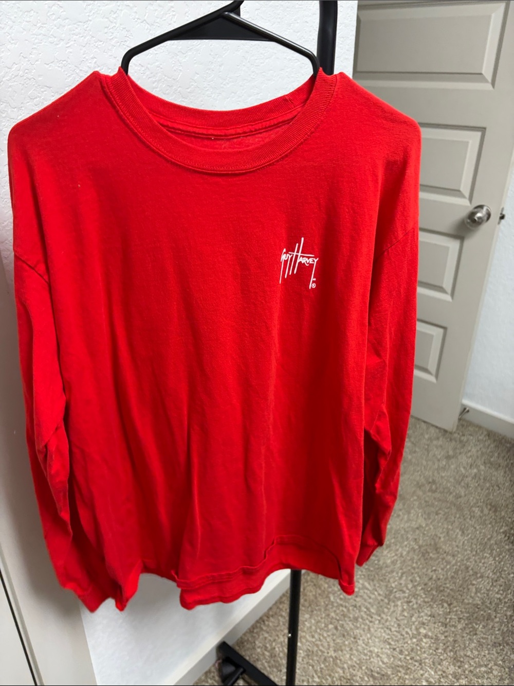Guy Harvey Red Long Sleeve Tee
